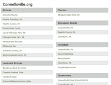 Tablet Screenshot of connellsville.org